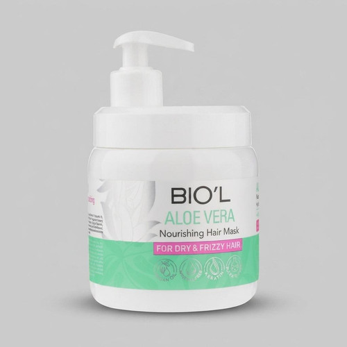 ماسک ترمیم کننده مو با آبکشی بیول مدل AloeVera مناسب برای موهای خشک و وزدار حجم 500 میلی لیتر