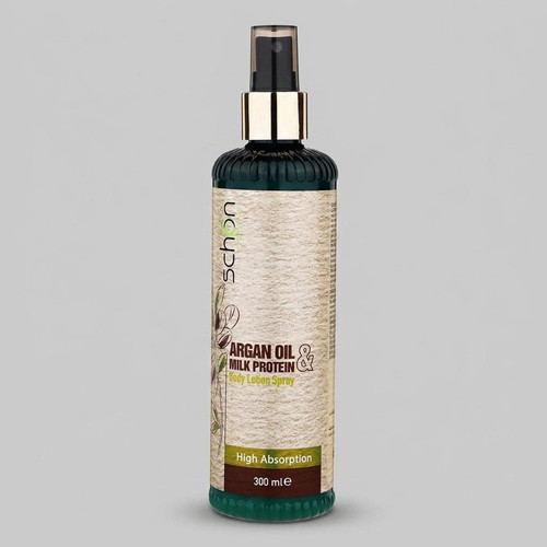 لوسیون بدن شون مدل Argan Oil And Milk Protein حجم 300 میلیلیتر با عصاره آرگان و پروتئین شیر، مرطوبکننده قوی پوست، جذب بالا، ساخت ایران، دارای مجوز سازمان غذا و دارو